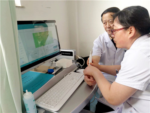 osteokj7000骨密度儀現場測量圖 osteokj7000骨密度儀現場測量圖